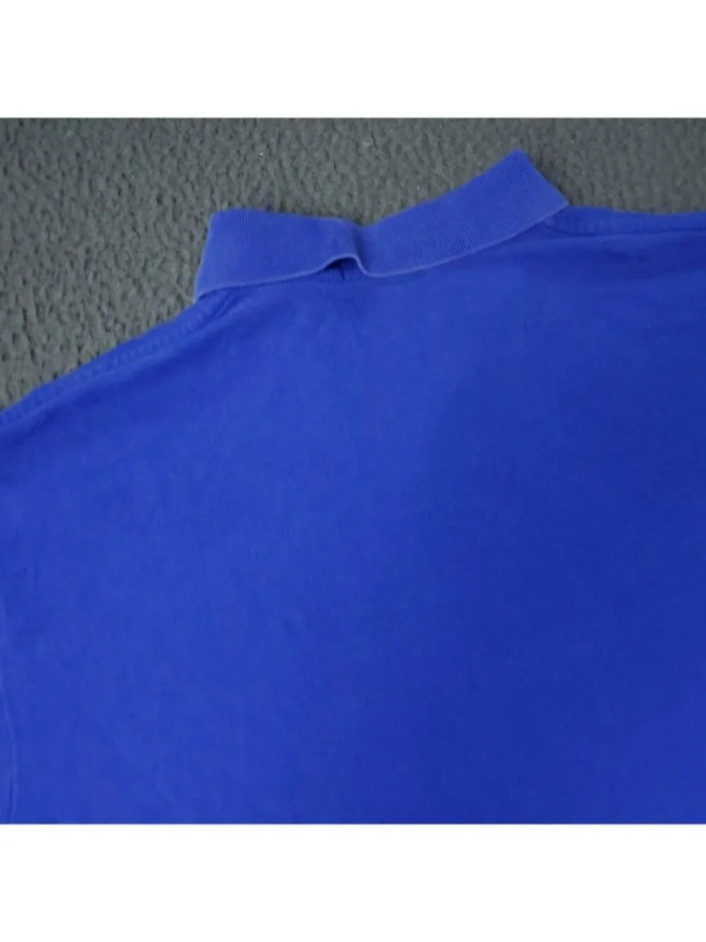 Polo Ralph Lauren Faded Shirt Men Medium Blue Short Sleeve Blue Orange Pony y2k